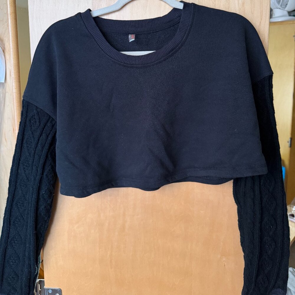 Free People Movement Sweater cropped sweatshirt